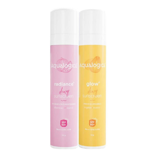 Aqualogica Glow+ & Radiance+ Sunscreen Combo For Ultra Sun Protection