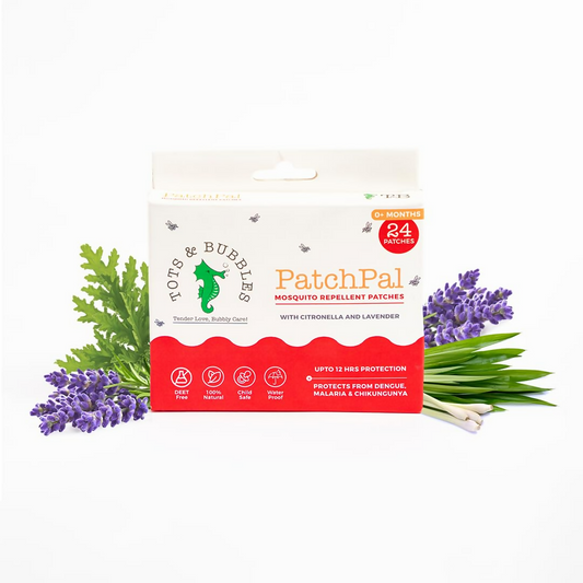 Tots And Bubbles Patchpal Natural Mosquito Repellant Patches For Babies