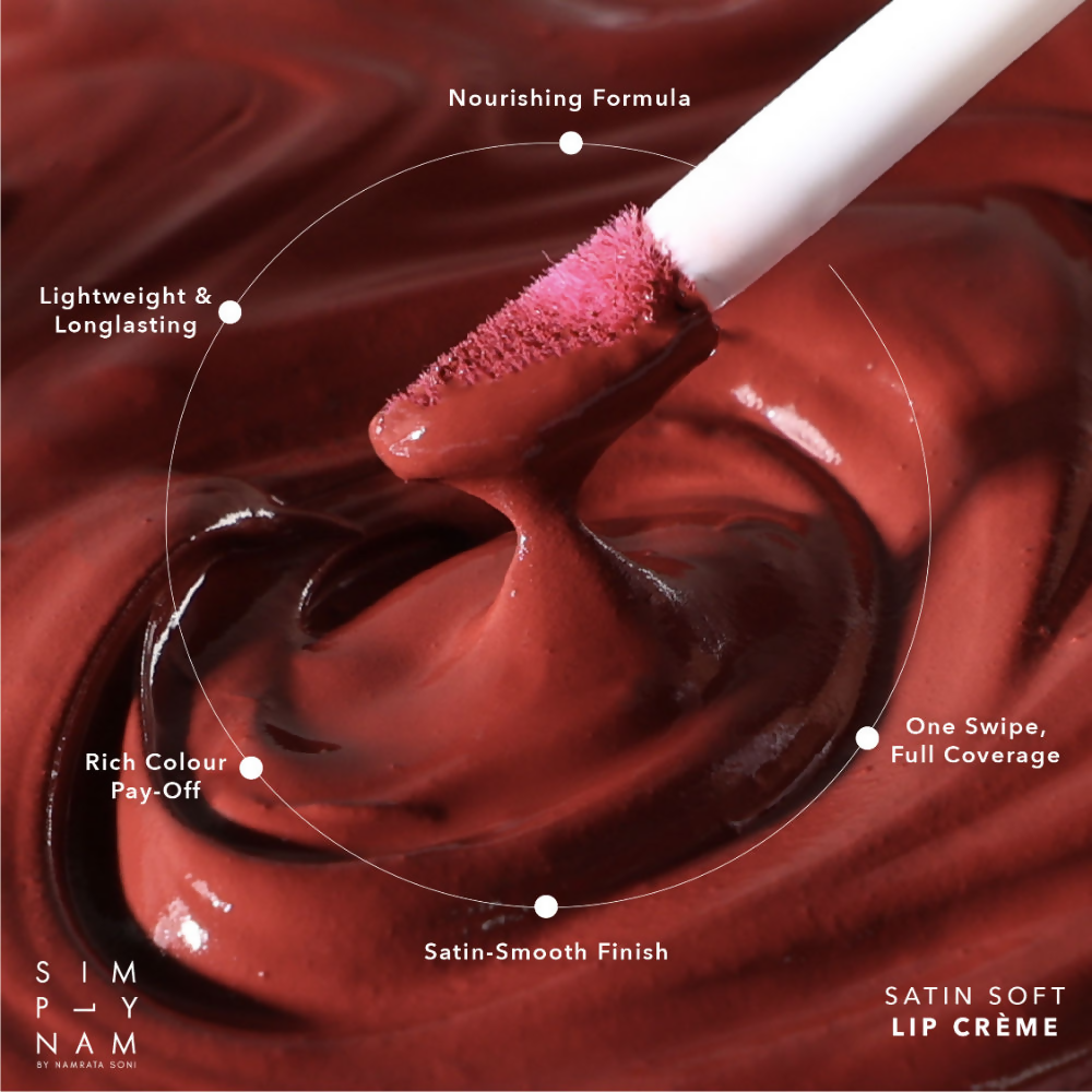 Simply Nam Satin Soft Lip Creme - Rhea Summer Pink