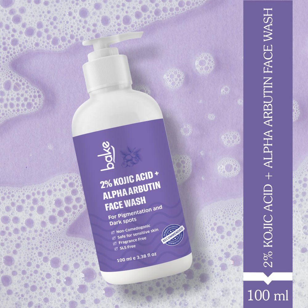 Bake 2% Kojic Acid Face Wash With Alpha Arbutin
