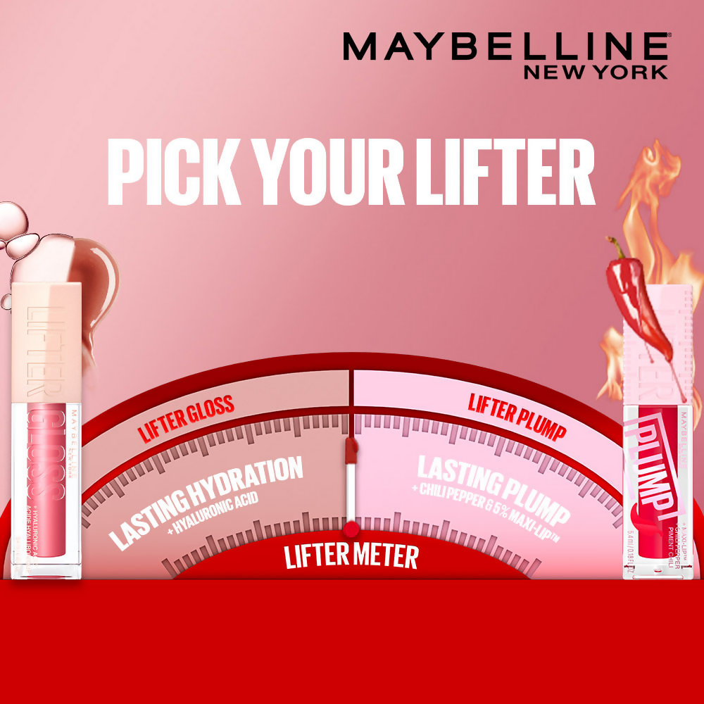 Maybelline New York Lifter Plump - Plumping Lip Gloss - Peach Fever