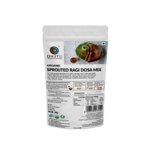 Buy Dhatu Organics & Naturals Sprouted Ragi Dosa Mix from DrMediCart
