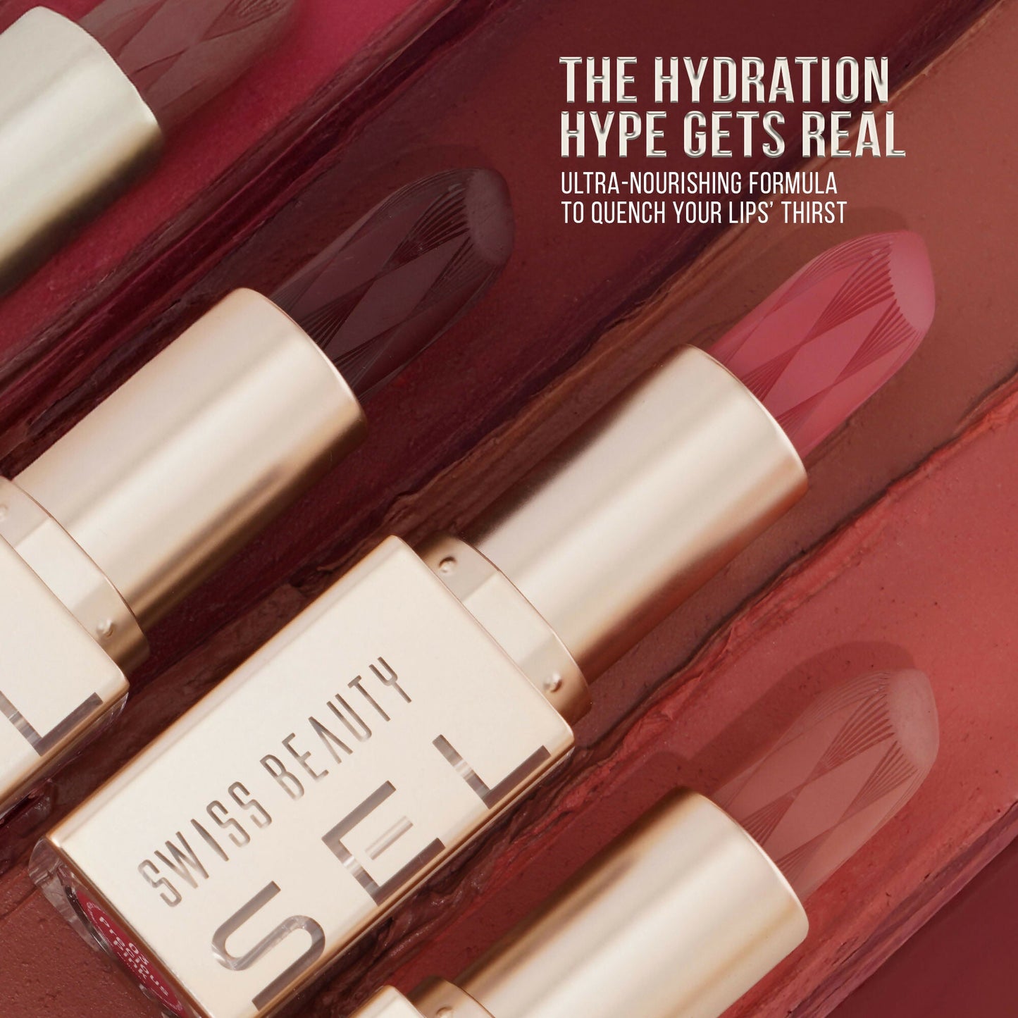 Swiss Beauty Select Creme Touch Hydrating Lipstick - 3 Precious Pink