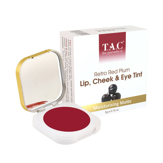 TAC - The Ayurveda Co. Retro Red Lip, Cheek & Eye Tint