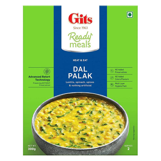 Buy Gits Ready Meals Heat & Eat Dal Palak from DrMediCart