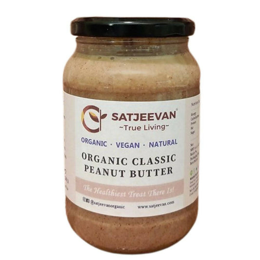 Buy Satjeevan Organic Classic Peanut Butter from DrMediCart