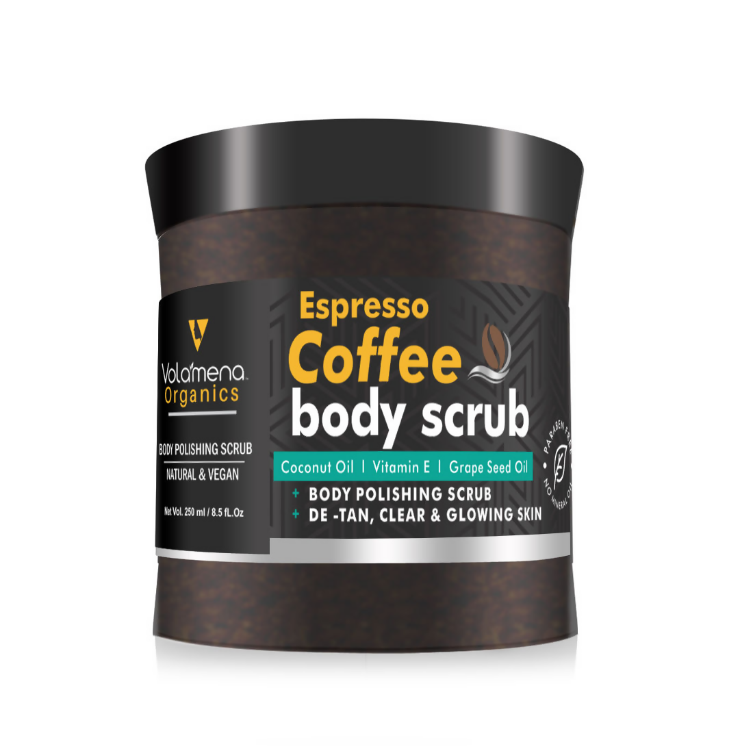 Volamena Arabica Espresso Coffee Body Polishing Scrub