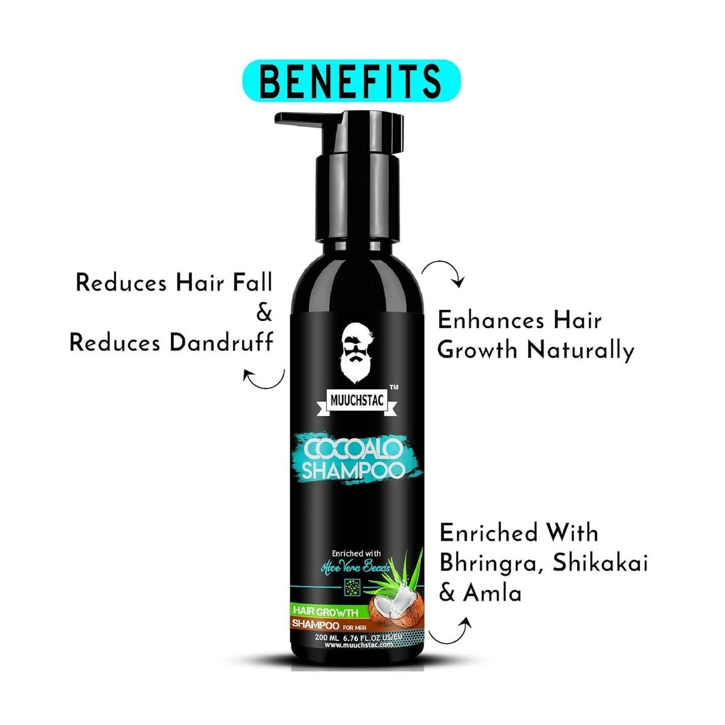 Muuchstac Cocoalo Anti-Dandruff & Anti-Hairfall Shampoo - DrMediCart