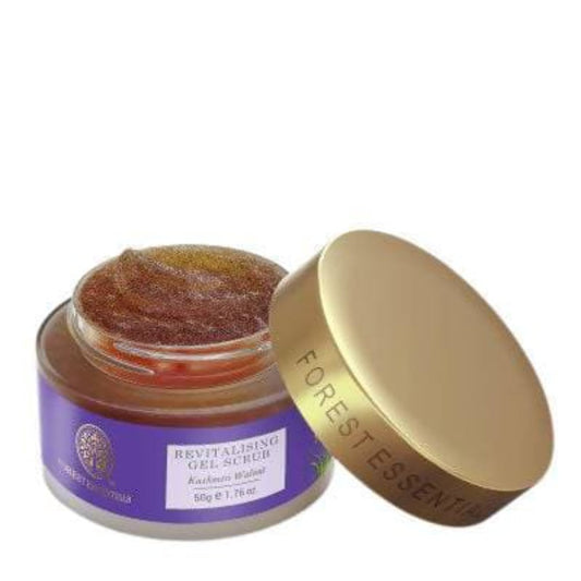 Buy Forest Essentials Revitalising Kashmiri Walnut Gel Scrub from DrMediCart, Ship from India to USA