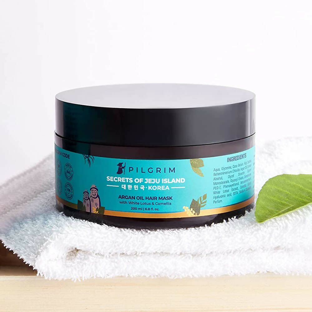 Pilgrim Argan Oil Hair Mask With White Lotus And Camellia