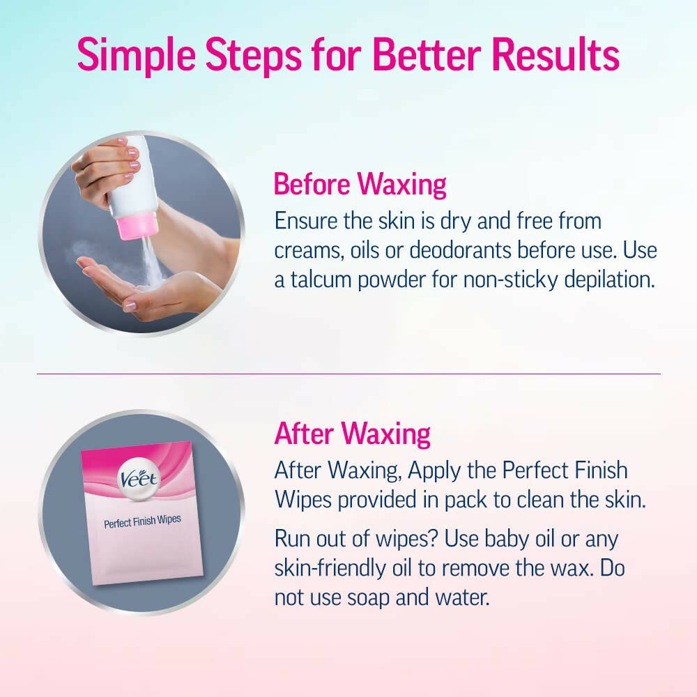Veet Professional Waxing Strips for Women - Dry Skin