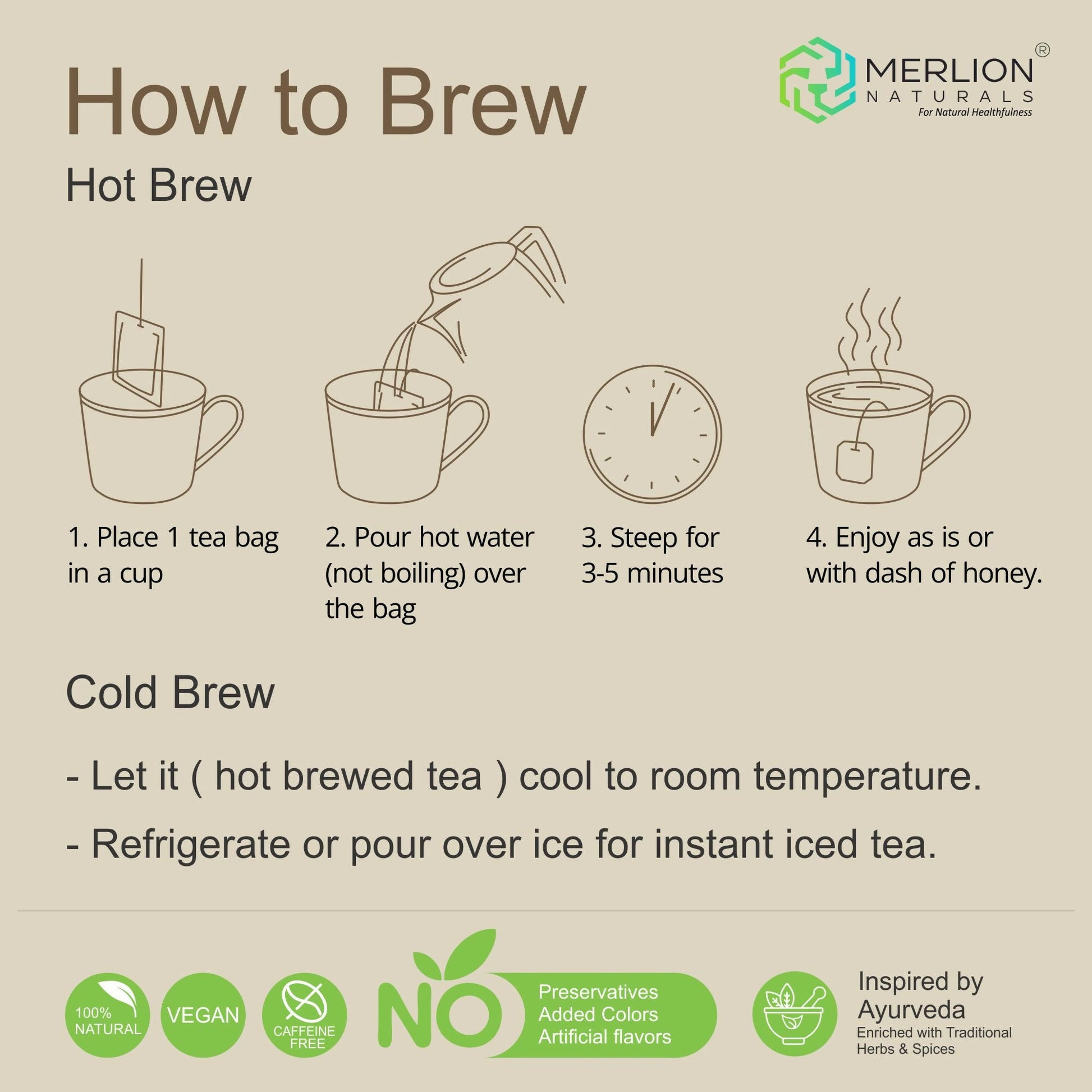 Merlion Naturals Ginger Tea Bags