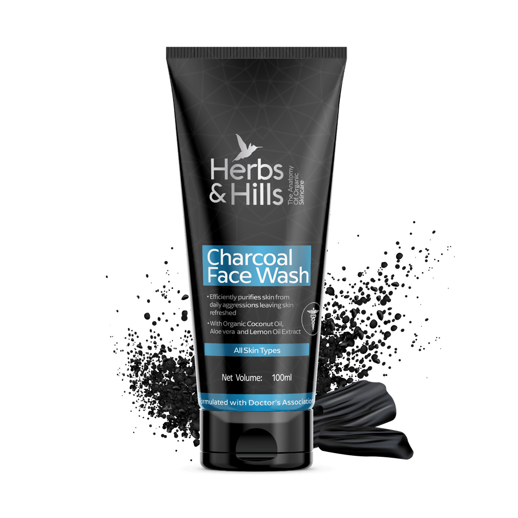 Herbs & Hills Charcoal Face Wash