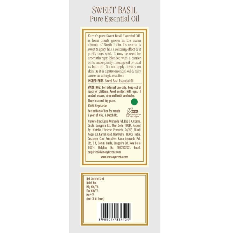 Kama Ayurveda Sweet Basil Essential Oil