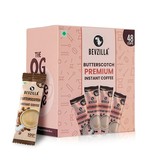 Bevzilla Instant Coffee Powder Sachets (Butterscotch)