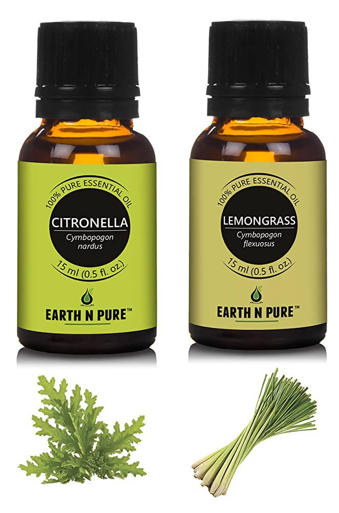 Earth N Pure Lemongrass & Citronella Essential Oils