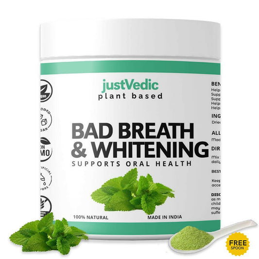 Just Vedic Bad Breath & Whitening Drink Mix
