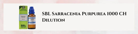 SBL Sarracenia Purpurea 1000 CH Dilution – Fast Delivery in USA | Natural Homeopathic Relief (30ML) - Drmedicart