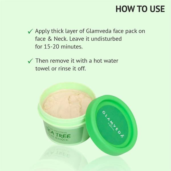 Glamveda Acne Solution Tea Tree Clay Masque