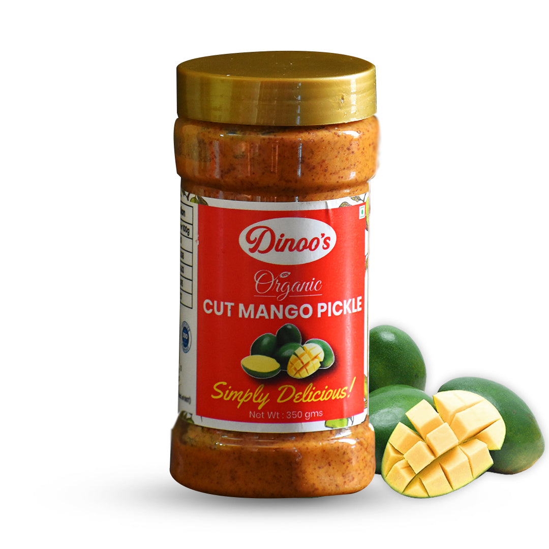 Buy Dinoo's Organic Cut Mango Pickle from DrMediCart