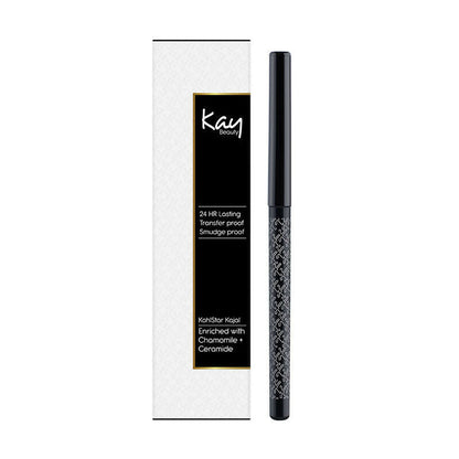 Kay Beauty Waterproof 24 Hour Kajal - Spade Black