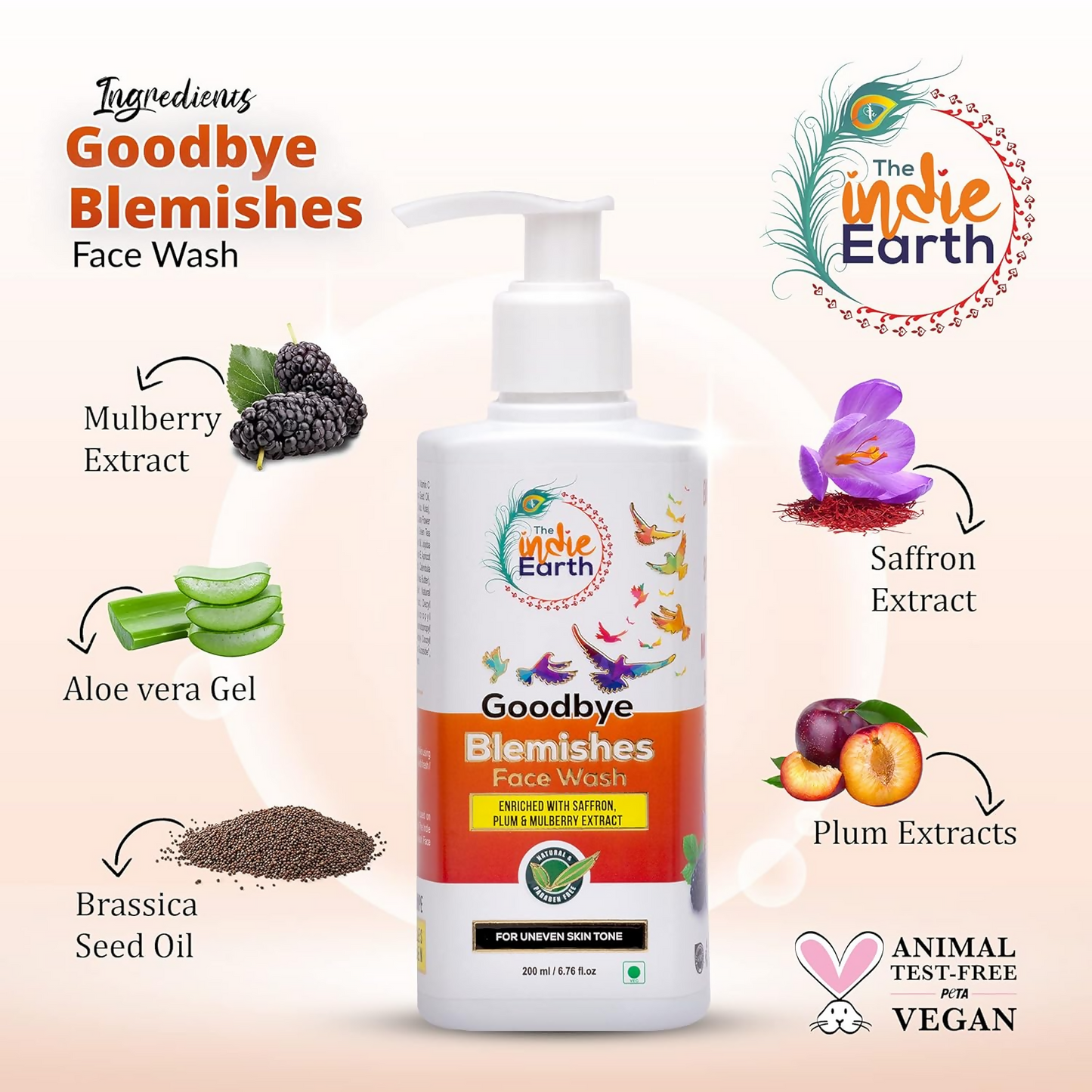 The Indie Earth Goodbye Blemish (Vitamin C) Facewash