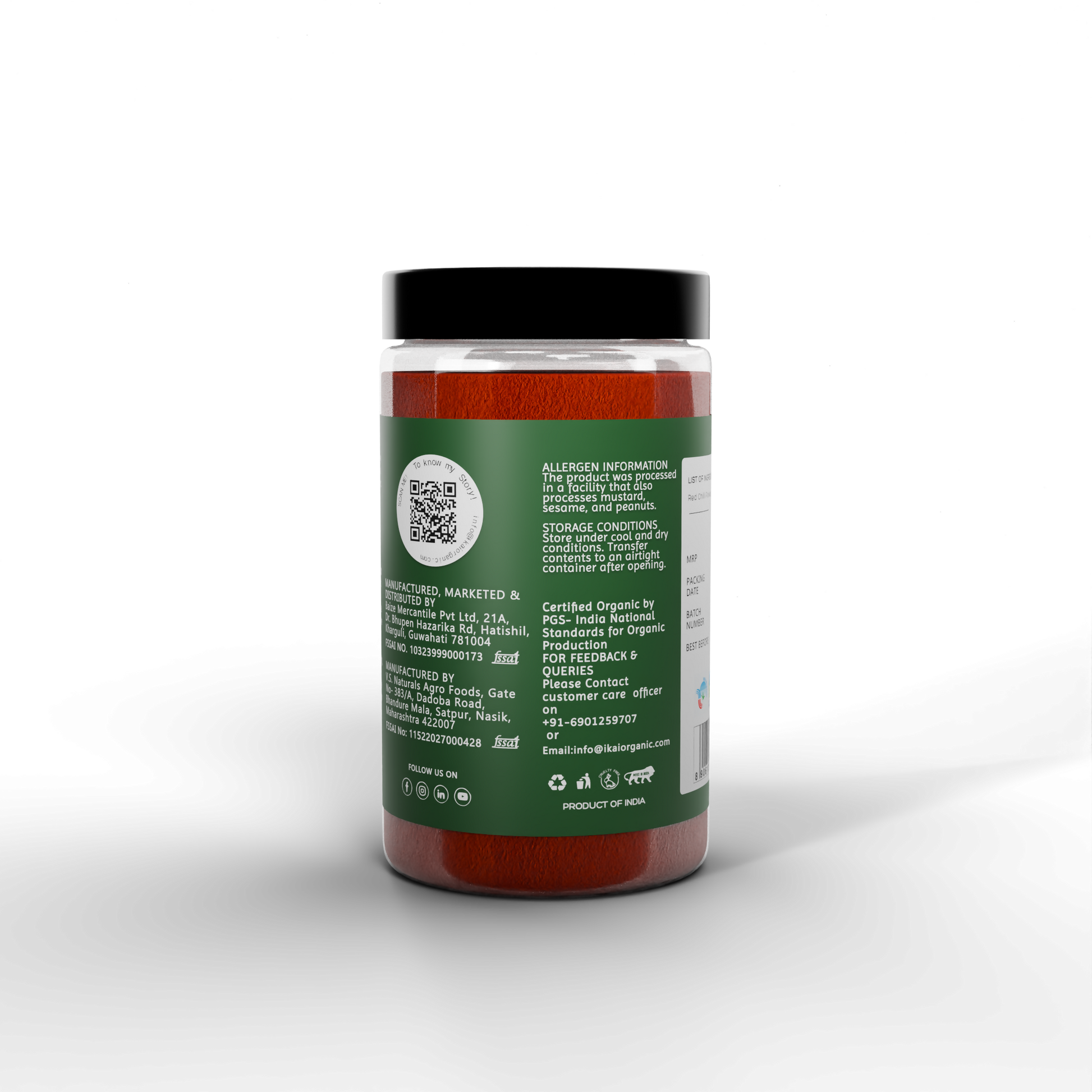 IKAI Organic Red Chilli Powder