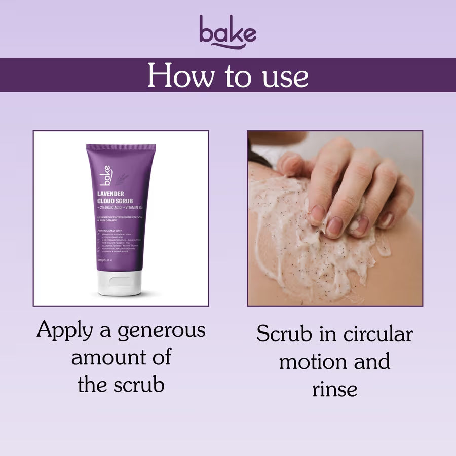 Bake 2% Kojic Acid Lavender Smoothie Body Scrub