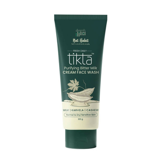 Buy Nat Habit Purifying Bitter Milk Tikta Cream Face Wash from DrMediCart, Ship from India to USA