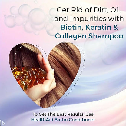 HealthAid Biotin Shampoo with Keratin & Collagen