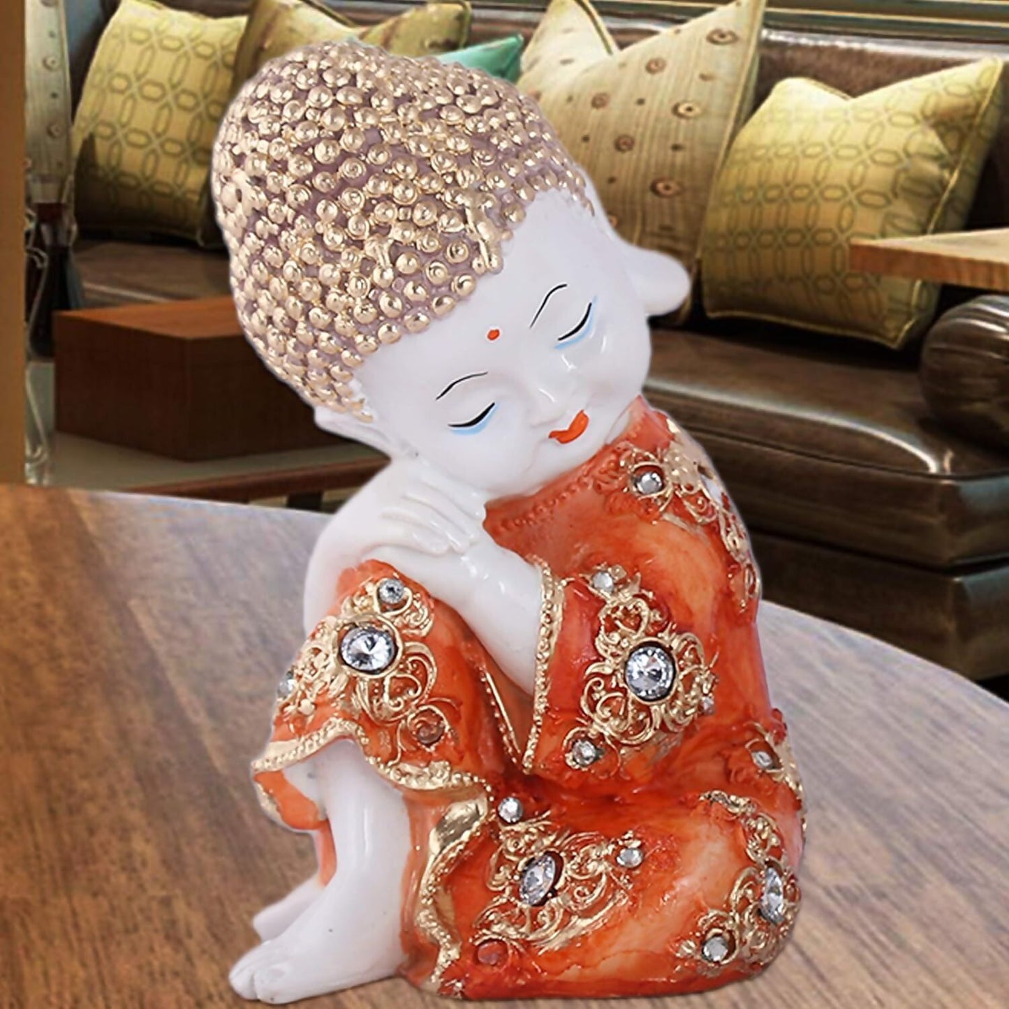 Buy Mariner's Creation Resin Marble Baby Buddha Statue