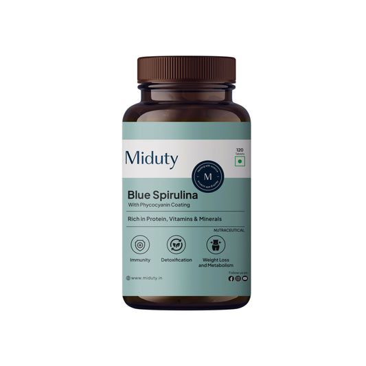 Miduty by Palak Notes Blue Spirulina Tablets