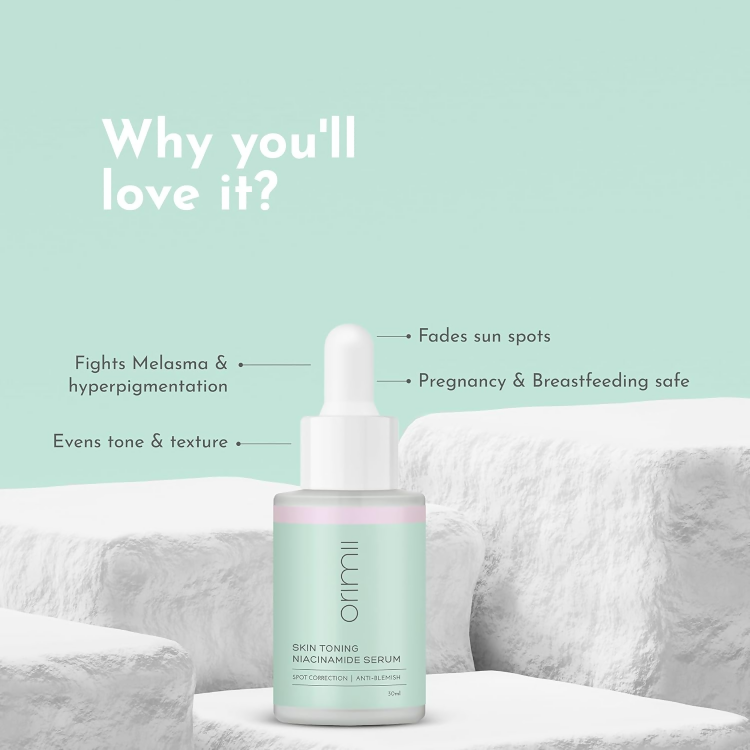 Orimii Skin Toning Niacinamide Face Serum