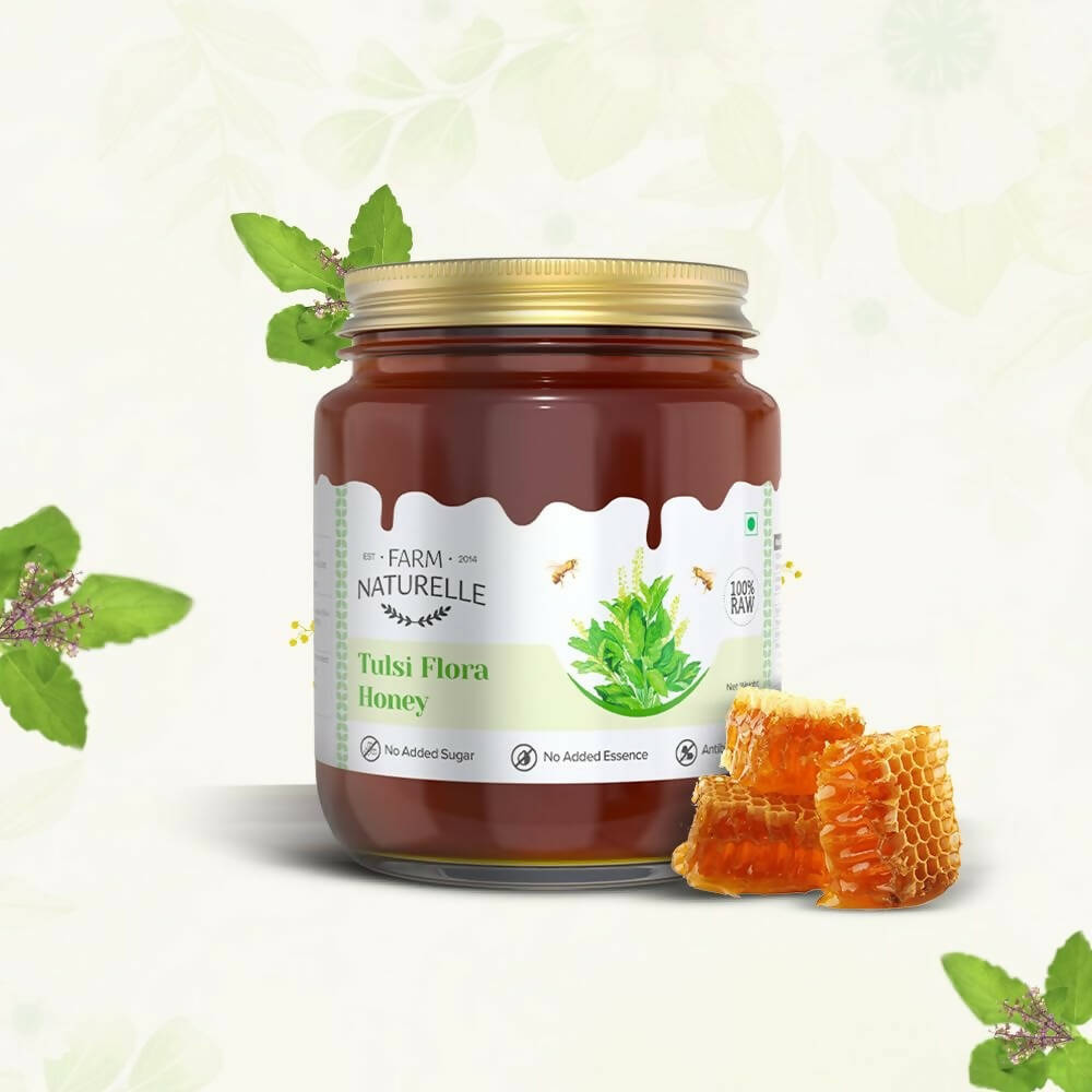 Farm Naturelle Vana Tulsi Honey Forest Flower Honey