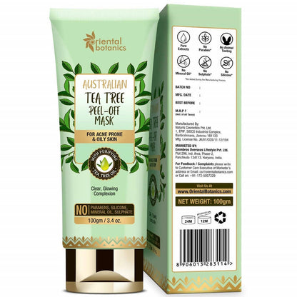 Oriental Botanics Australian Tea Tree Anti Acne Peel-Off Mask