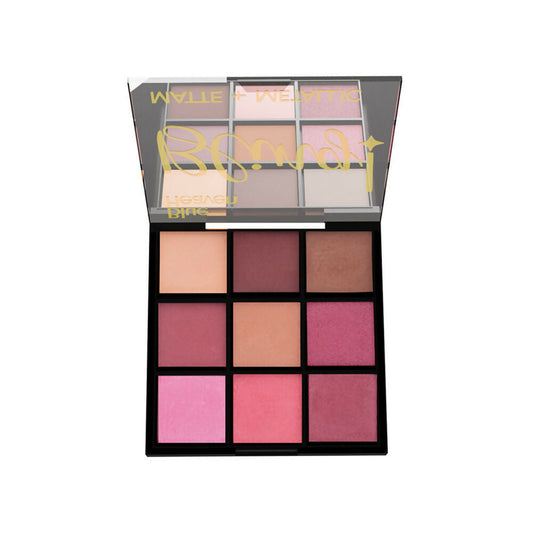 Blue Heaven Bling 9 In 1 Eyeshadow Palette - Cocktail Rush