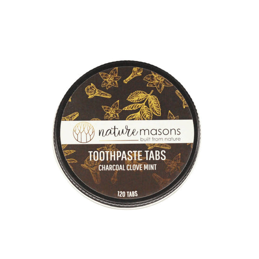 Nature Masons Toothpaste Tabs Charcoal, Clove & Mint - DrMediCart