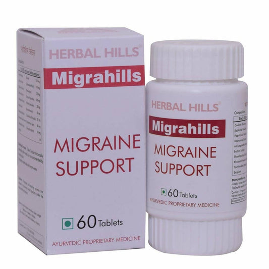 Buy Herbal Hills Migrahills Migraine Support Tablets from DrMediCart, Ship from India to USA