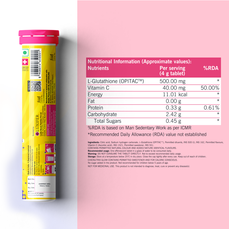 Chicnutrix Korean Skin Glow Protection Routine Combo - Chicnutrix Glow + Block Lightweight Sunscreen SPF 45 PA+++