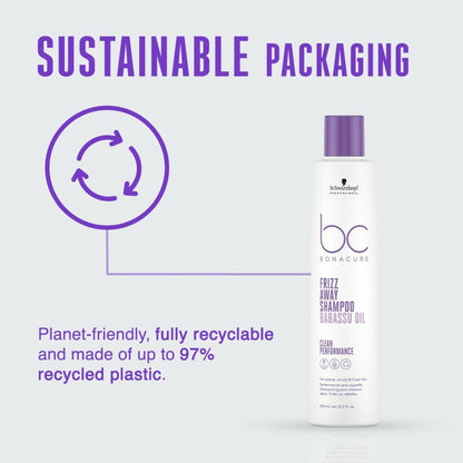 Schwarzkopf Professional Bonacure Frizz Away Shampoo With Babassu Oil - Drmedicart