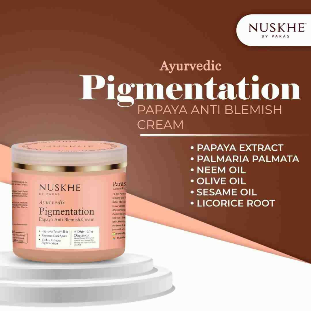 Nuskhe by Paras Papaya Pigmentation Cream And Papaya Pigmentation Mask