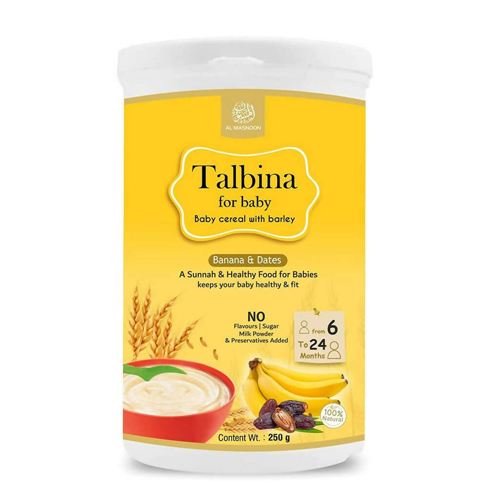 Buy Al Masnoon Talbina For Baby with Banana & Dates 6 to 24 Months from DrMediCart, Ship from India to USA
