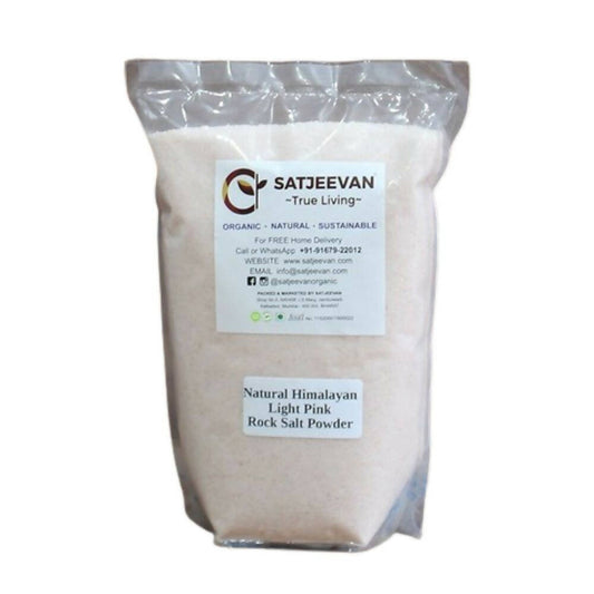Satjeevan Natural Pink Himalayan Rock Salt Powder