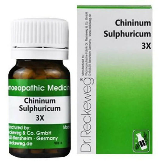 Buy Dr. Reckeweg Chininum Sulphuricum Trituration Tablets 3X from DrMediCart, Ship from India to USA