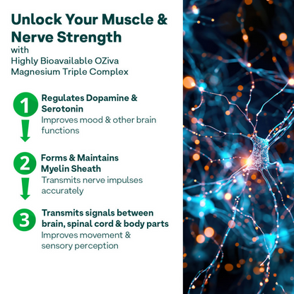 Oziva Plant Based Magnesium Triple Complex Tablets