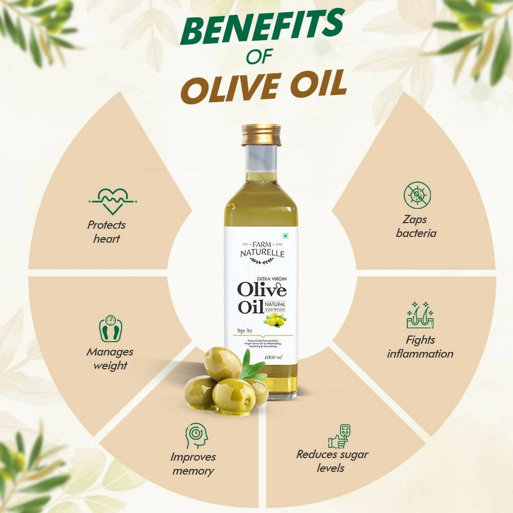 Farm Naturelle Extra Virgin Olive Oil 100% Pure, Natural Extra-Virgin Oil