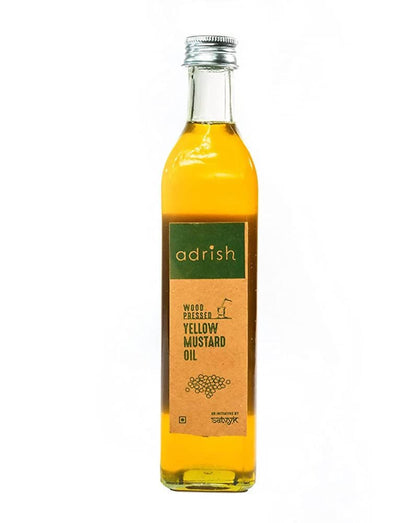 Adrish Wood Pressed Yellow Mustard Oil