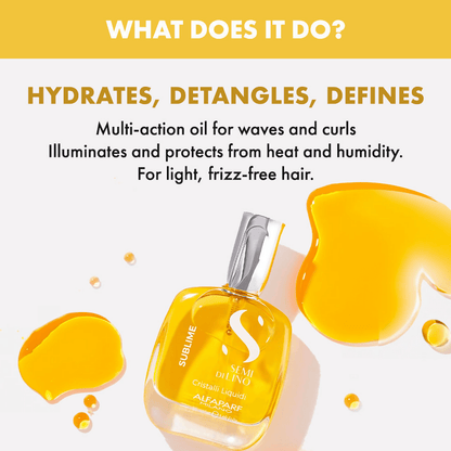 Alfaparf Milano Cristalli Liquidi Post Wash Hair Serum With Sunflower Seed & Flax Seed Oil