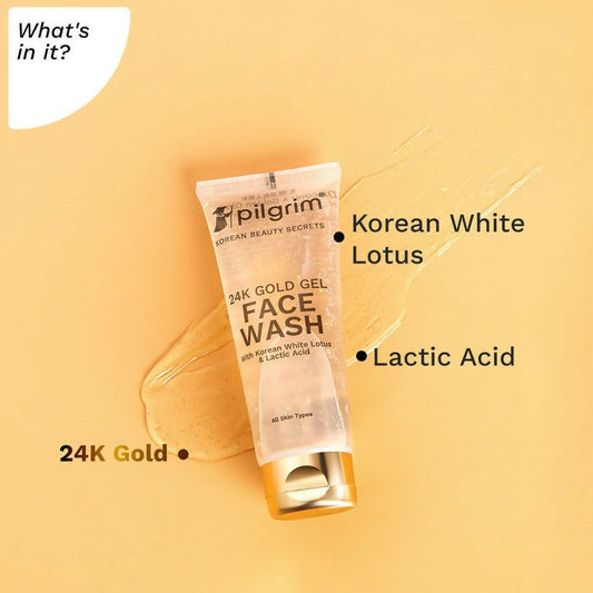 Buy Pilgrim 24K Gold Gel Face Wash from DrMediCart, Ship from India to USA