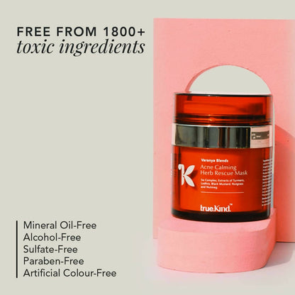 True Kind Varanya Blends Acne Calming Herb Rescue Mask